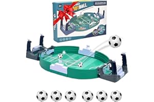 Tutamaz Interaktives Tischfußballspiel, Table Soccer Tischfussball Kinder Mini Tischkicker Spielzeug Tisch Fußball Kit