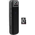 Recall Personal Body Camera Mini Pen 1080P HD BodyCam Small Pocket Body Camera with Audio and 16GB or 32GB Micro SD Card… (Recall ONE WIFI 64GB)