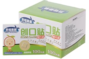 MIKI-Z 100 PC Mini-Pansement adhésif médical jetable Rond Pansement Pansement