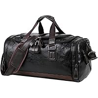OCCIENTEC Borsa da Viaggio da Uomo 20 L 39L 40L 41L 42L Porsone da Viaggio pelle Borsa da Weekend Borsa Impermeabile Uomo Bor