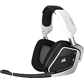 Corsair VOID RGB ELITE Auriculares Inalámbricos para Juegos - Sonido Envolvente 7.1 - Micrófono Omnidireccional - Almohadilla