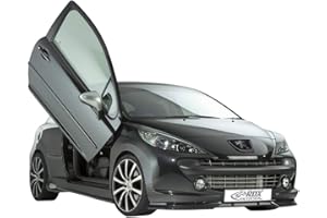 RDX Racedesign RDSL291 Side Skirts Peut 207 3 porte, modelli dal 2006 in poi, senza CC 'GT4 Rev'(Abs)