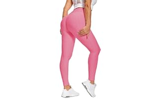 Merlvida Sport Leggings Damen High Waist, Anti Cellulite Push up Leggins Blickdicht mit Bauchkontrolle - Weich Elastisch Yogahose Sporthose Damen, Slim Sportleggins Boom Booty Leggings für Damen
