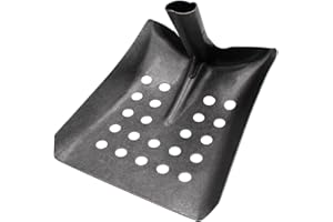 SUNSIOU Pala Filtrante in Metallo, Pala Multifunzionale per la Pulizia, per Giardinaggio e Pulizia delle Fognature, Pala per Filtro della Fango, Pala da Giardino, Pala per Drenaggio, Setaccio, per il Trattame