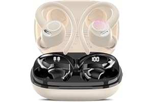 Jesebang AI Translation Earbuds Écouteurs de Traduction Beige