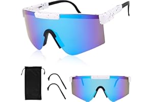 Aila Cycling Glasses, UV400 Protection Polarized Cycling Sunglasses for Men Women, Outdoor Windproof Sport Eyeglasses for Running, Hiking, Fishing, Biking, Surfing