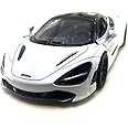 Kinsmart Mclaren 720S White 1:36 Diecast Model Toy Car Collectible Hobby Super Sport Car Collection