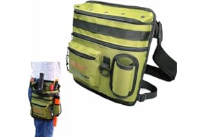 shrxy Detector de Metales Encuentra Bolsa Bolsa de Herramientas de Excavadora multipropósito para PinPointer Garrett Detector XP ProPointer Pack Mule Pouch (New Verde)