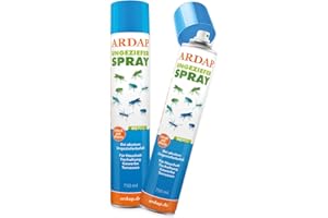 Ardap Repell Ungezieferspray 2 x 750ml - Insektenspray bei akutem Ungezieferbefall - Abwehrend bei Insektenbefall - Insektenspray Wohnung - Schädlingsfrei - Wirkt schnell & effektiv (PT19)