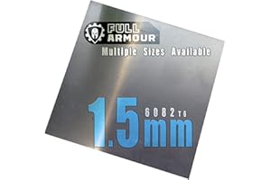 FULL ARMOUR Placa de aluminio de 1,5 mm - (300 mm x 300 mm)
