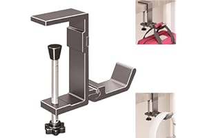 Noekye Headset Kopfhörer Headphone Halterung Ständer Stand Halter Kopfhörerständer Kopfhörerhalter Headsethalter Unter Tisch Schreibtisch Büro Organizer Zubehör Grau