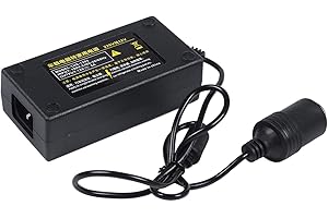 BOPFIMER 60W AC 100V-240V 100V 220V A CC 12V Encendedor De Cigarrillos Coche Adaptador De Convertidor De Corriente AC/Inversor Transformador De Fuente De Alimentación UE Enchufe