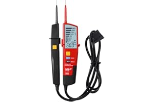 UNI-T UT18D Testeur de Tension Multifonction Étanche Voltage Numérique Voltmètre Tension Tester AC/DC Portée Automatique LCD Affichage LCD