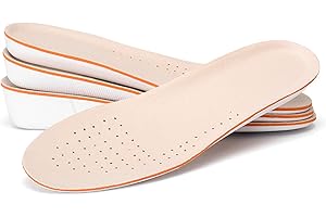 VUCDXOP Aumentar la Plantilla de Altura 1.5cm / 2.5cm / 3.5cm Transpirable Alta Completa Zapato Aumento de Almohadillas para Cojines Interiores Plantilla Invisible Tacones para Hombres Mujeres