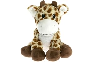 Pelucho - Bouillotte Peluche Girafe - Bien-Être, Chaleur et Douceur - Micro-Ondable - Grains de Blé et Fleurs de Lavande - Fabriquée en France
