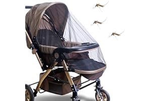 JchEnye Fantastisches Moskitonetz für Kinderwagen, Universeller Insektenschutz für Kinderwagen, Kinderwagen, Anti-Reiß-Moskitonetz, Anti-Moskitonetz, Idealer Schutz gegen Wespen und Mücken, Schwarz
