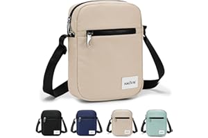 HALOVIE Message Bag Anti Theft Crossbody Bag RFID Lightweight Hiking Backpack Travel Sling Shoulder Bag for Walking Commutting