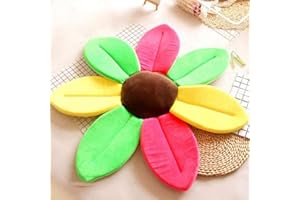 AOOPOO vasca da bagno neonato vasca da bagno pieghevole fioritura fiore vasca da bagno per bambino fioritura lavandino bagno per bambino gioco vasca da bagno cuscino girasole, 80cm (Color)