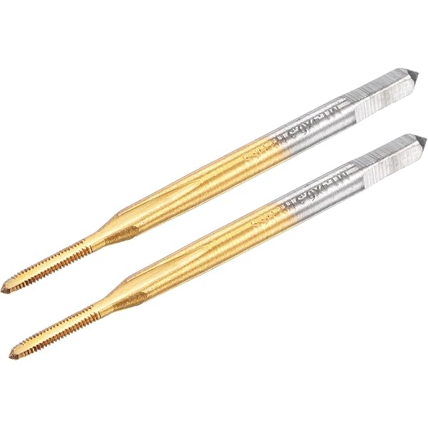 Uxcell M8 X 1.25 Spiral Flute Tap & 6.8mm Drill Bit Set – Titanium-Plated M35 Cobalt HSS For Precision Threading In Metal & Plastic