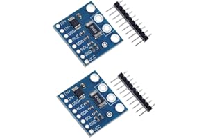 Hailege 2pcs INA226 I2C IIC Bidirektionaler Stromüberwachungssensor Leistungsmonitor-Sensor mit Alarmfunktion