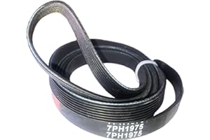 Sankuai Correa Trapezoidal 1975h7 para Secadora Lavadora,Cinturón de secador 7ph 1975, Correa Trapezoidal para Secadora, Piezas de Recambio Secadora