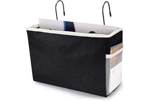 SUMNACON Hängekorb für Bett, Büro, Zuhause, Schule, Schlafsaal, Schwarz