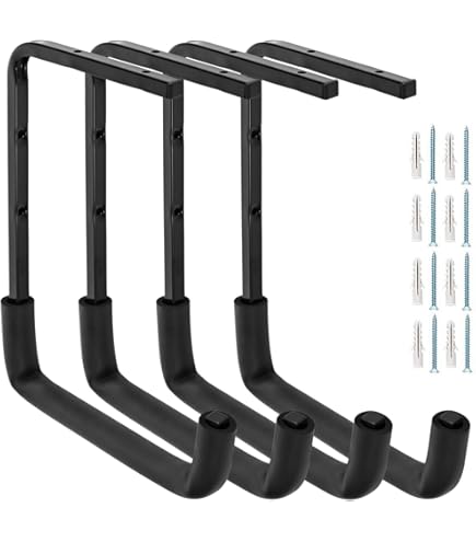 Locawaya Lot De 6 Crochets De Rangement Pour Garage, Support De