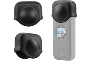 Akozon Tapa de la Lente Tapa de la Lente de Silicona de la cámara Adecuado para la cámara para Insta360 One X2 Tapa de la Lente