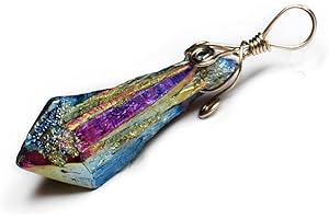 Aituo 1pieza Natural Reiki Piedra Colgante para Collar DIY Jewelry Making