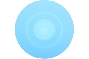 Supvox Plattentellerauflage Aus Silikon 11.6 Zoll Vinyl Schallplatten Schutzmatte Anti-Statisch Slipmat Für Schallplattenspieler Zubehör Zuhause