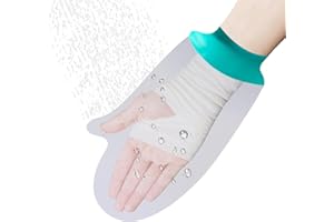 LEIKEDUN Protezione Doccia Mano, Protezione Impermeabile Gesso Mano, Protezioni Morbide e Confortevoli per Polso Dito, Protezione Tenuta Stagna per Mantenere la Ferita e la Benda Asciutte per Bagno Doccia
