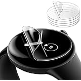 JETech Skärmskydd för Google Pixel Watch 2/1, Anti-Scratch Självläkande Screen Protector Flexibel TPU-Film, HD Klar, 6 Pack