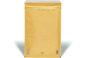 Arofol 2FVAF000009 Luftpolstertaschen Nummer 9, 50 Stück, 300x445 mm, goldgelb/braun