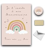 Clairefontaine 20033C - Set de 8 Cartes Simples Pré-Imprimées, Format