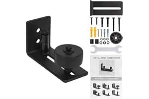 HOTOOLME Bodenführung Schiebetür Verstellbare Boden Rollenführung mit Schrauben, 8 mögliche Varianten für ALLE Stalltüren, Perfekt Geeignet für alle Schiebetür