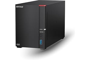BUFFALO LinkStation 720 Almacenamiento de Datos Privado de 2 bahías de 4 TB con Discos Duros Incluidos/Almacenamiento en Red Informática/Almacenamiento NAS/Almacenamiento en Red/Servidor de Archivos