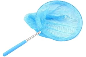 Demarkt Kescher Teleskop Aquarien Fische Kescher Kinder Ausziehbar Teleskop Stabil Schmetterling Insekt Klein Angeln Fangen 85cm