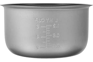 Operitacx 3L Intérieure Casserole En Alliage D'aluminium Riz Pot Intérieur Réservoir Liner Conteneur Remplacement Pour Cuiseur à Riz Traditionnel Cuiseur à Bol Électrique Accessoires