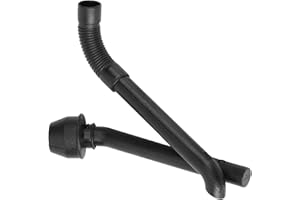 DAUERHAFT Esnórquel de goma para automóvil RC, Esnórquel de oruga para automóvil RC vívido, Esnórquel de oruga de goma liviano, Accesorio para automóvil RC, Apto para Land Rover Defender D90 D110 1/10 RC Crawle