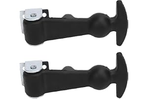 Snabblås hasp T-handtag med gummidel, enkel och säker kompakt för förvaring 12,2x6,1x3,3 cm for kylfordon, båtutrymmen och ve