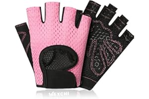 KHYYQUA Gants d'haltérophilie respirants roses pour homme et femme,Gants de Sport Respirant Antidérapant Gymnastique, Gants de Fitness Respirants,pour Gym Force Sports Workout Cycling