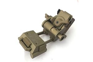 ATAIRSOFT Base di alluminio Nvg Night Vision Mount L4 G24 CNC (champagne) per tattico veloce PJ MH BJ mich casco