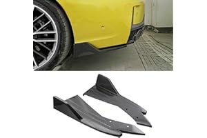 GoolRC Splitter de Lèvre de Pare-Chocs Arrière Universel Aileron Latéral de Voiture Aileron de Lèvre de Corps Protecteur de Jupe de Menton, Noir