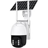 Coverzone Solar G&uuml;neş Enerjili Smart Home Kamera 4G 2-Way Sesli Arama, 10-15m İnsan Algılama, IP66 Su Ge&ccedil;irmez, FHD 5MP, PTZ,