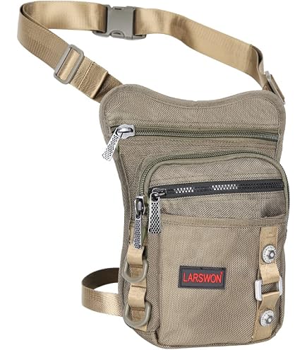 Beintasche / Oberschenkeltasche Aus 900D Oxford, Wasserdicht, Verstellbar, Mit Vielen Fächern, Für Outdoor, Motorrad, Kamera