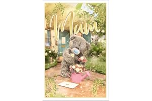 ME TO YOU BEAR Me to You Tatty Teddy Cute Mother's Day Card 'Just For You, Mum' - Photo Finish Collection 6 x 9"