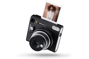 instax SQ40 aparat natychmiastowy, Black and silver