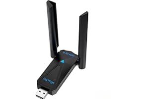 ELECMOGA Chiavetta Wi-Fi per PC, adattatore Wi-Fi USB 900 Mbps, PC, 2,4 GHz/5 GHz, doppia band, compatibile con Windows 11/10/8/7