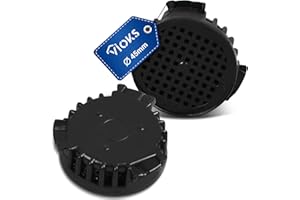 VIOKS Lіebherr - Filtro de carbón activo (45 mm de diámetro, 2 unidades, repuesto para frigorífico Lіebherr Fresh Air 9096342 y Lіebherr FreshAir)