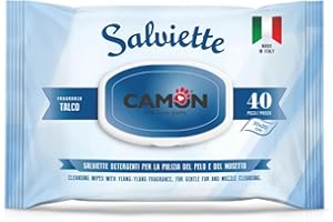 Camon Toallitas Talco 40Und, Un tamaño 500 g
